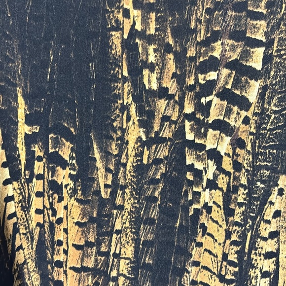 Michael Kors S brown black golden top slimming good wide sleeve like new - Picture 8 of 8